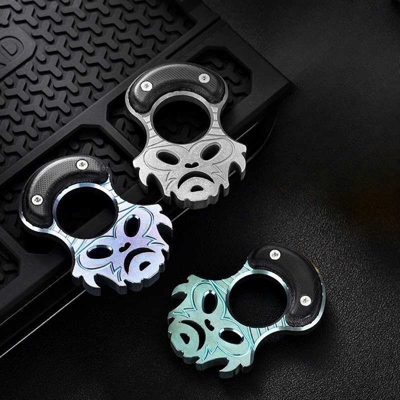 01.jpg Titan EDC Camping Defence Single Finger Tiger,schlagring – Bild 1