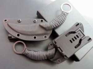 Karambit-Messer, G10-Griff, Klauenmesser mit Kydex-Scheide, Handheld-EDC-Messer, Splitter – Bild 3