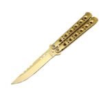 Balisong Messer Gold,Butterfly messer