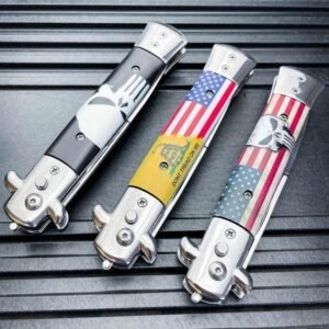 Neue klassische Stiletto-Schaltklinge,Stiletto knife – Bild 6