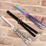 Balisong Butterfly Comb EDC-bungswerkzeug, sicher und ungeschrft, fr Anfnger,Butterfly trainer
