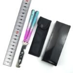 Butterfly bungsmesser Eisblume ungeschrft tragbar ausgefallen Outdoor,Butterfly trainer