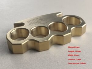 Thickened brass knuckle dusters self-defense EDC tools,schlagring – Bild 3
