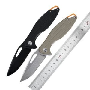 D2 Klappmesser G10 Griff CNC-F014 – Bild 4