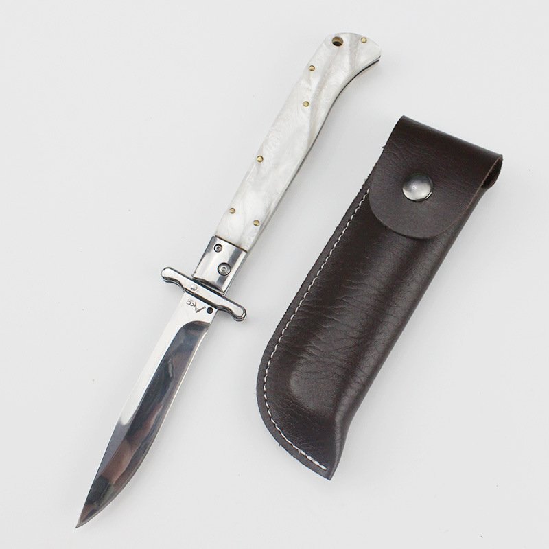 O1CN01X0wD1Y2AAi0TiVTVT_2216902118163-0-cib-1.jpg Mafia Klappmesser -440C Harzgriff Klappmesser – Bild 1