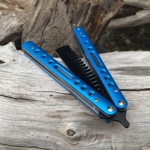 Balisong Schmetterlingskamm, Outdoor-Camping-bungskamm, Kugellager, bungswerkzeuge, Schmetterlingskamm,Butterfly trainer – Bild 7