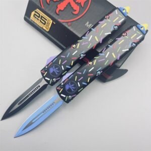 5,5 Zoll UTX70 Black Series Dessert Warrior OTF-Messer – Bild 4