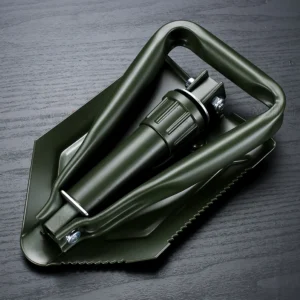 Groe Ingenieurschaufel aus Manganstahl, 4-in-1-Klappschaufel, Multifunktionsschaufel, Outdoorschaufel, Campingschaufel,Spaten – Bild 3