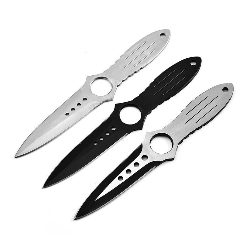 9732854715_1832289700.jpg Skelettmesser gerades Messer Outdoor Selbstverteidigung Leggings Militrmesser Camping Outdoor-Tool,Skeleton Knife – Bild 1