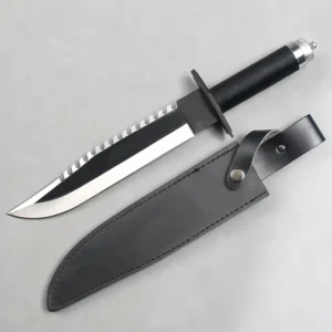 Hohe Hrte und scharfes Camping-Gerademesser fr den Auenbereich, tragbares Angelmesser,Rambo Messer – Bild 3