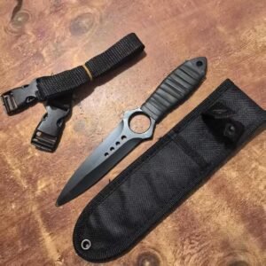 Angebundenes Skelettmesser Outdoor-Taschenmesser mit hoher Hrte Edelstahl Kleines gerades Messer,Skeleton Knife – Bild 13