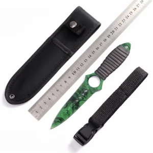 Angebundenes Skelettmesser Outdoor-Taschenmesser mit hoher Hrte Edelstahl Kleines gerades Messer,Skeleton Knife – Bild 7