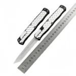 Springmesser mit geradem Schnitt – Schaumstoffmuster-Aufnäher,OTF